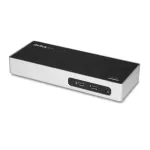 StarTech.com USB 3.0 Dock su dviem monitoriais &ndash; HDMI ir DVI/VGA, 6 prievadų USB 3.1 Gen 1 5Gbps &scaron;akotuvas, GbE, garsas &ndash; universalus Type-A dokas, Windows ir Mac