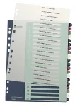 Leitz Index PC Printable 1-20 Style PP A4+
