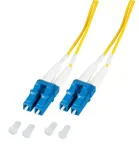 Skaidulinis optinis kabelis EFB Elektronik O0350.5-1.2 5 m 2x LC Geltonas