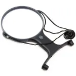Carson HF-66 MagniFree LED didinamoji lempa su lanksčiu gooseneck, 2x/5x didinimas, 13 cm lę&scaron;is, LED ap&scaron;vietimas, juoda