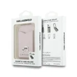 Karl Lagerfeld Stand Mirror MagSafe Wallet Pink