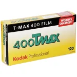 Kodak TMY 400 T-Max 120 juodai baltos neigiamos fotojuostos, 5 ritinėlių paketas