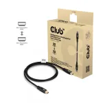 CLUB3D MiniDisplayPort&trade; į MiniDisplayPort dvipusis VESA DP80 sertifikuotas laidas M/M 1 m / 3,28 pėdos
