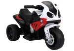 Akumuliatorinis motociklas vaikui Lean Toys BMW S1000RR, raudonas, trijų ratų