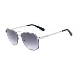 GUESS MAN Akiniai GU00147-5605B Juodas Stačiakampis Acetato Rėmas Pilki Polikarbonato Lę&scaron;iai 56/16/145 mm UV400