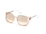 GUESS moteri&scaron;ki drugelio / katės akies akiniai nuo saulės GU7626-5828U Havana/Brown Gradient 58mm