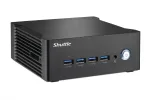 Shuttle Nano PC NA10H7, AMD Ryzen&trade; 7-8845HS APU, Radeon 780M, 2xHDMI, 2xUSB-C 4.0(DP), 2x2.5Gbit LAN, 24/7 nuolatinis darbas, su VESA