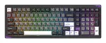 AKKO GEM 02 VIA laidinis mechaninis klaviatūros rinkinys, TKL 87 klavi&scaron;ų, juoda & sidabrinė, kar&scaron;tai keičiama, RGB, USB-C
