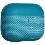 PITAKA aramidinio pluo&scaron;to dėklas AirPods Pro 3, Lucid Blue