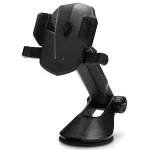 Spigen Car Mount Holder TS35 Kuel Series - Universal Smartphone Car Mount with Suction Cup, Telescopic Arm, 360&deg; Rotation, Black