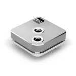 Alphacool Core 1 13444 vandens blokas procesoriui, LGA1700/LGA1851/AM4/AM5, sidabrinis