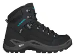 LOWA Renegade GTX Mid Ws Moteri&scaron;ki žygiavimo batai - Juoda/Turkio