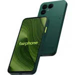 Fairphone (Gen 6) 16 cm (6.31 inch) Dual SIM Android 15 5G USB Type-C 8 GB 256 GB 4415 mAh Žalia