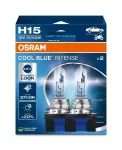 Automobilinių lempučių rinkinys Ledvance H15 12V 55/15W PGJ23T-1 Cool Blue Intense (2 vnt.)