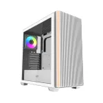 DARKFLASH DS900WS Mid Tower baltas korpusas su 4 ARGB ventiliatoriais