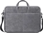 Toploader krep&scaron;ys DEFENDER Solid 15.6 inch ne&scaron;iojamam kompiuteriui, poliuretanas, pilka, ne&scaron;imo rankena, nuimamas peties diržas