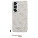 GUESS 4G Classic Logo Charm MagSafe dėklas, skirtas Samsung Galaxy S26 - rožinis