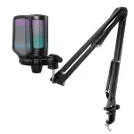 FIFINE A6T AMPLIGAME USB RGB kondensatorinis studijinis mikrofonas - juodas