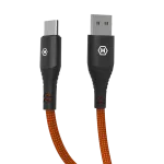 HAMMER USB-A į USB-C laidas 1,2 m juodas 480Mbps įkrovimui ir duomenims