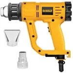 Kar&scaron;to oro pistoletas DeWalt D26411 &mdash; 1800 W, pistoletinė rankena, maks. 600 &deg;C, 450 l/min oro srautas, geltona