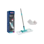 LEIFHEIT Profi XL Micro Duo 42 cm grindų valymo &scaron;luota su sulankstoma rankena ir SuperDuster pakaitine &scaron;luoste