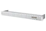 METZ CONNECT 130B11P0-E Cat6a 24 prievadų ekranuotas pach panelis, 1U montavimas į stelažą, IDC be įrankių, T568A/B, 500 MHz, PoE+ 130B11P0-E-90