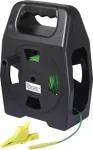 VOLTCRAFT EML-50 įžeminimo matavimo laidas 50 m, žalias, ant ritės, CAT III 1000 V, plastikinio pluo&scaron;to, didelio atsparumo tempimui (VC-17312695)
