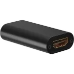 Goobay 58491 HDMI signalo stiprinimo įrenginys, 4K @ 30 Hz, HDMI 1.4, iki 40 m, juodas