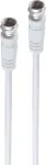 shiverpeaks BASIC-S SAT kabelis F-male į F-male 0,2 m baltas, 10 vnt. paketas BS80092-0.2-128