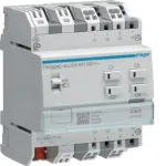 Hager TYAS604D KNX Secure komutavimo/žaliuzių aktuatorius 4/2 kanalų 16A C-Load