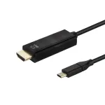 E+P CC368 USB-C į HDMI kabelis 1,5 m 4K@60Hz juodas 866900
