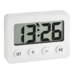 TFA Dostmann 60.2014.02 skaitmeninis žadintuvas su laikmačiu ir chronometru, juodas