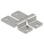 OBO BETTERMANN WB tvirtinimo elementas tinkliniams kabelių loveliams prie sienos ir grindų, kniedijimo/sraigtinio montavimo, 47x32x9 mm, elektrogalvanizuotas plienas (6017164)
