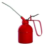 IWH metalinė alyvos piltuvėlis 300 ml su cinkuoto plieno siurbliu ir metaliniu snapeliu 032016