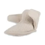 Lodger Slipper Teddy kūdikių &scaron;lepetės, Birch, 12-18 mėn., neslystančiu zam&scaron;o padu, unisex