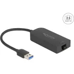 DeLOCK 66045 USB 5 Gbps Type-A jungtis į 2.5 Gigabit LAN RJ45 adapteris, juodas