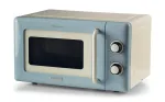 Ariete Vintage Line 3960 mikrobangų krosnelė, 800W, 20L, 3 funkcijos, 5 galingumo lygiai, laikmatis, mėlyna