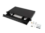 Skaidulinės optikos skirstomoji dėžė LANBERG FOP1-12SS-LDB &mdash; 12x SC simplex, 12x LC duplex