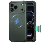 ESR Cyber Tough MagSafe dėklas iPhone 17 Pro / 18 Pro, žalias
