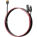 Laidas EcoFlow LMC4-XT60I-2.5M saulės kolektoriams, XT60i jungtis, 2,5 m, juoda/raudona