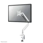 Neomounts NM-D750WHITE Monitorio laikiklis 10-32 inch - dujinė spyruoklė, Clamp/Grommet, 9 kg, 100x100 mm, Baltas