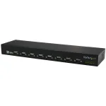 StarTech.com 8 prievadų USB į RS232 adapterio stotelė, USB 2.0, juoda, aliuminis, 36 W, 100-240 V