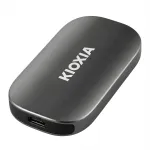 KIOXIA EXCERIA PLUS G2 ne&scaron;iojamasis SSD 1 TB, USB 3.2 Gen 2 USB-C, skaitymas iki 1050 MB/s, ra&scaron;ymas iki 1000 MB/s, už&scaron;ifruotas, juodas