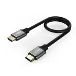 Unitek C137W HDMI 2.1 kabelis, 1,5 m, 48 Gbps, 8K@60Hz, 4K@120Hz, eARC, auksuoti kontaktai, juodas