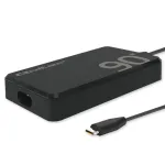 Qoltec 90W GaN Super Fast SLIM Wall Charger | XP | 5-20V | 4.5A | USB-C 3.1 | Ne&scaron;iojamam kompiuteriui | MacBook | I&scaron;maniajam telefonui | + laidas