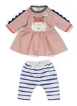 Lėlės suknelė ZAPF BABY born Dress Jungle 36 cm lėlėms, įvairiaspalvė, sulankstoma, nuo 1 metų
