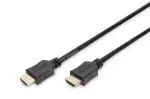DIGITUS HDMI High Speed jungiamasis kabelis, A tipo M/M, 3 m su Ethernet, Ultra HD 60p, aukso juodas