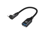 Conceptronic ABBY19B USB 3.2 Gen 2 90&deg; lenktas USB-C į USB-A OTG adapteris