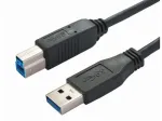 USB laidas Bachmann 917.1205 USB 3.2 Gen 1 1 m USB A USB B Juodas