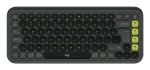 Logitech POP Icon Keys klaviatūra Bluetooth QWERTY US International Graphite Green